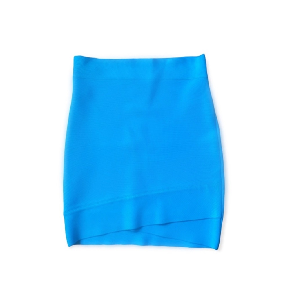 BCBGMaxAzria * Silvie * Bright Blue Bandage Bodycon Skirt size women's medium M